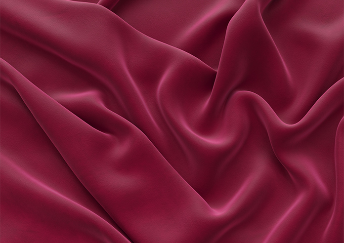 Ultra Luxe Velvet, Deep Pink - Motorised Roman Blind - Image 4